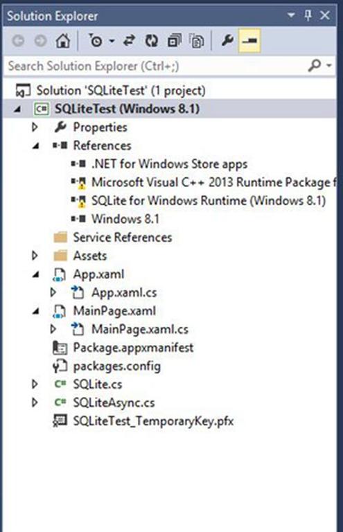 SQLite for Windows Runtime 